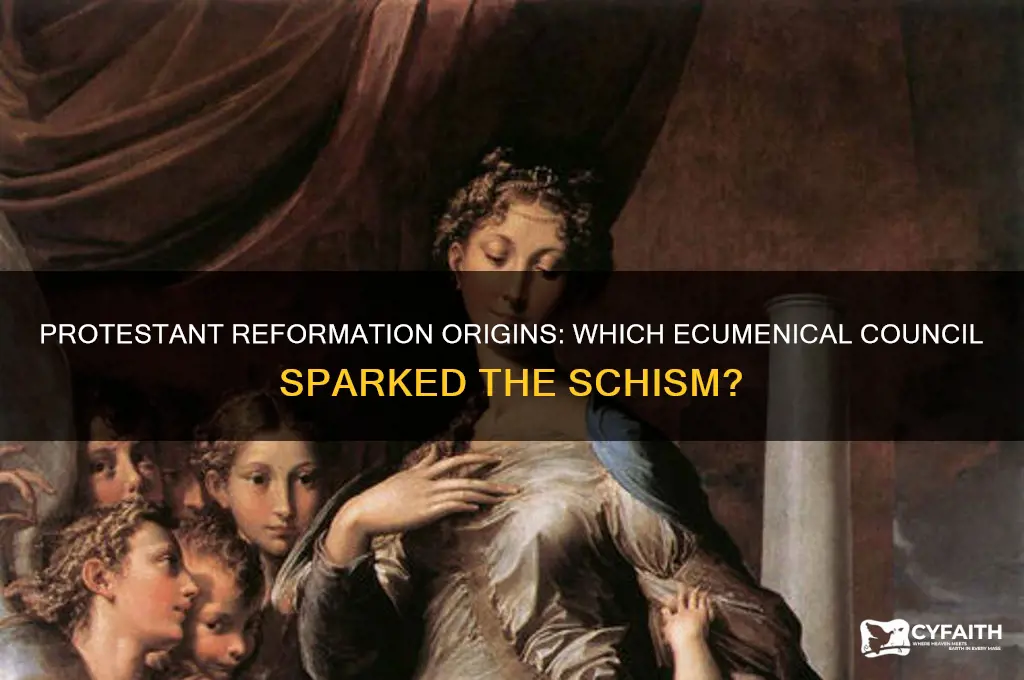 which ecumical council did the protestant reformation begin