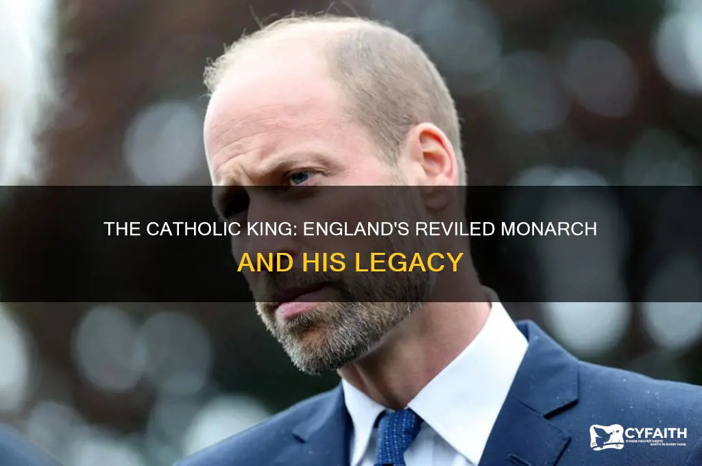 which english king who was hated because he was catholic