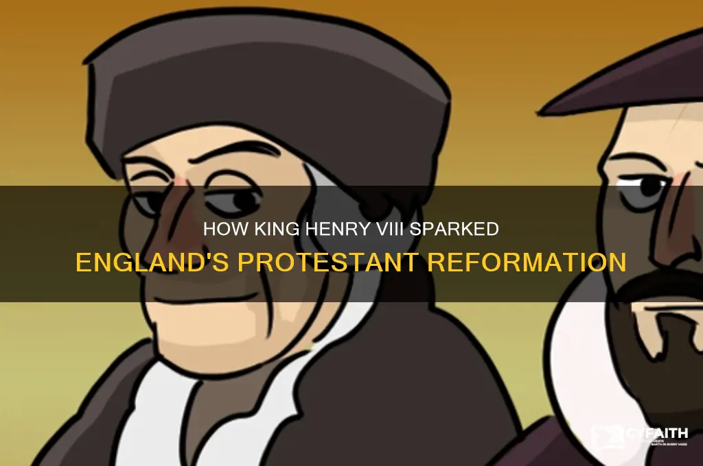 which english monarch brought the protestant reformation to the country