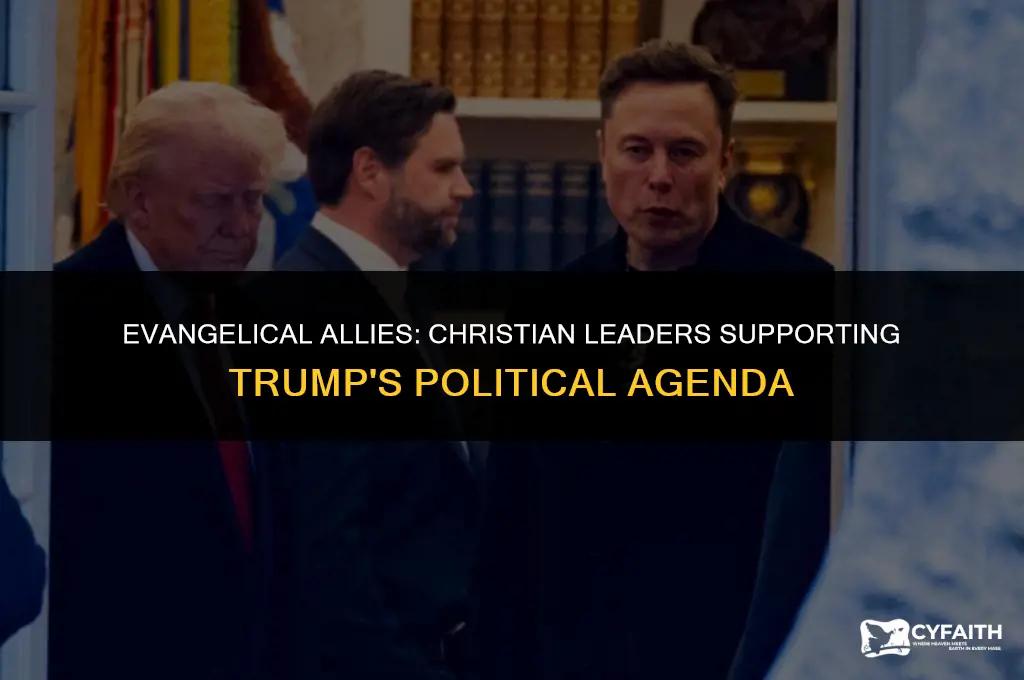 which evangelical christian leaders that back trump