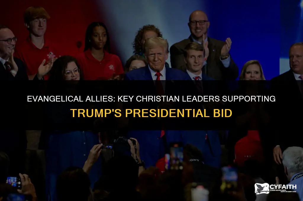 which evangelical christian leaders that trump during the presidential election