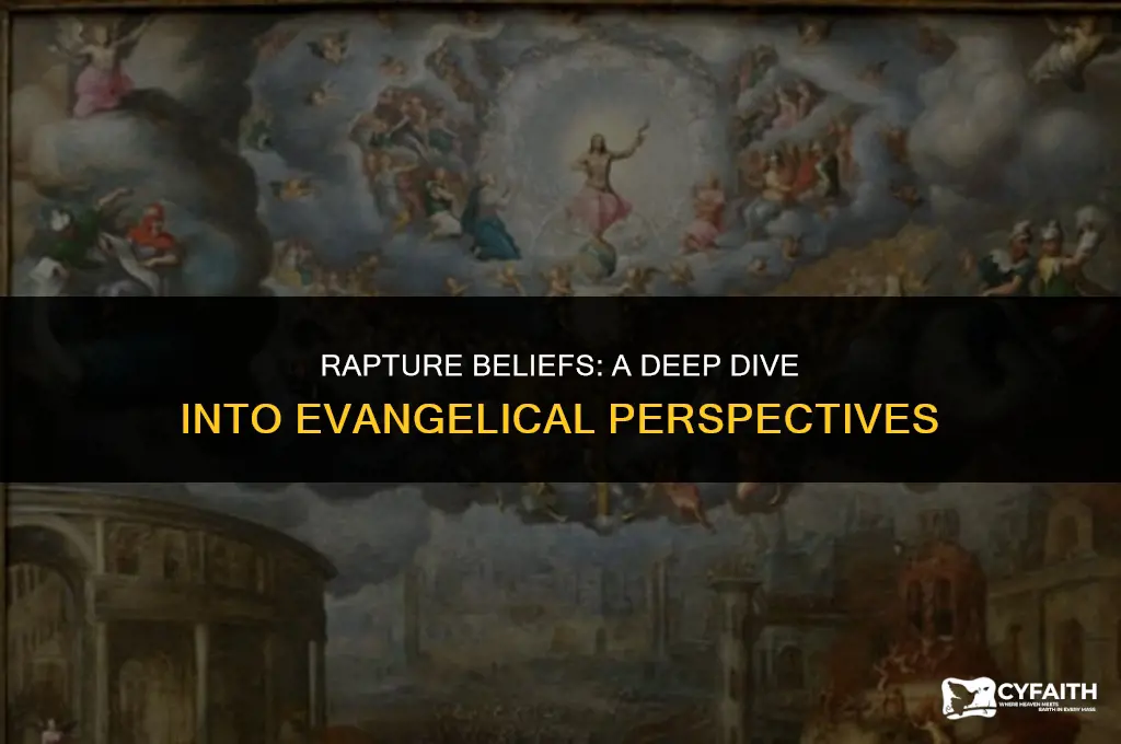 which evangelical groups believe in the rapture