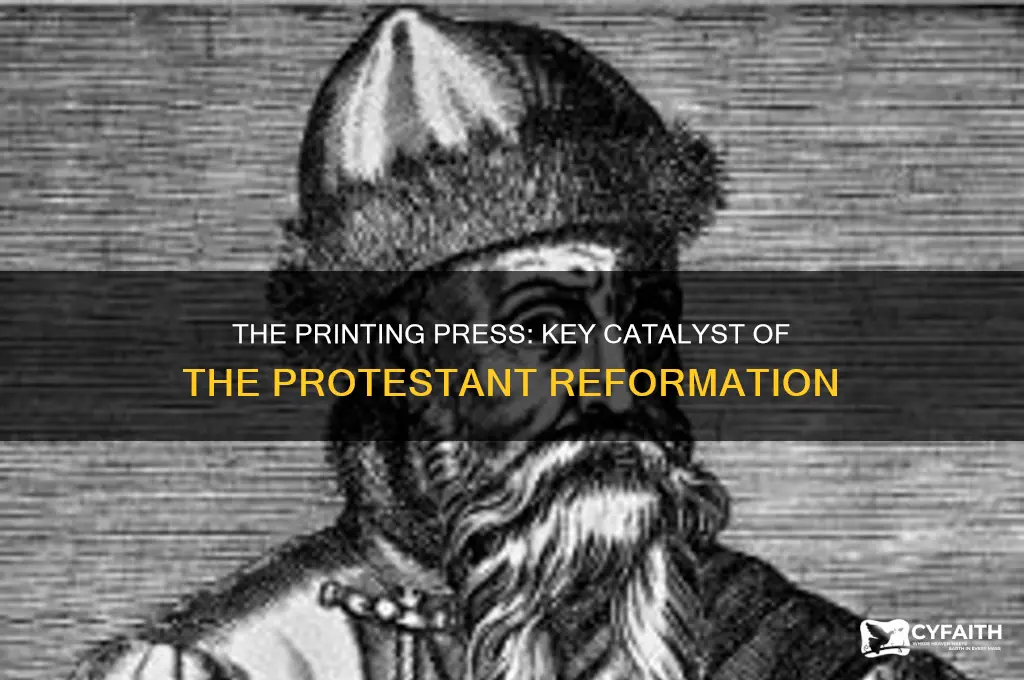 which factor helped most to bring about the protestant reformation