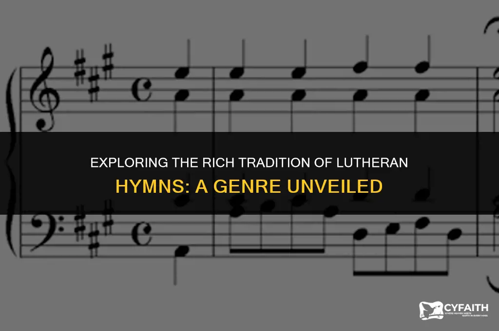 which genre is lutheran hymn