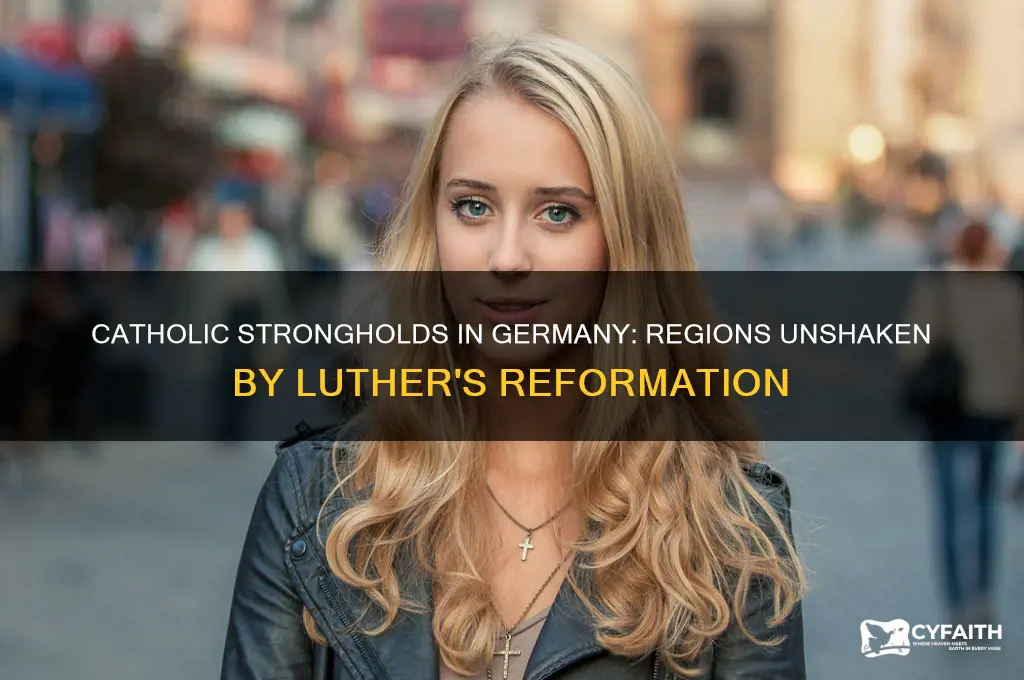 which geographic areas of germany remained catholic after luther