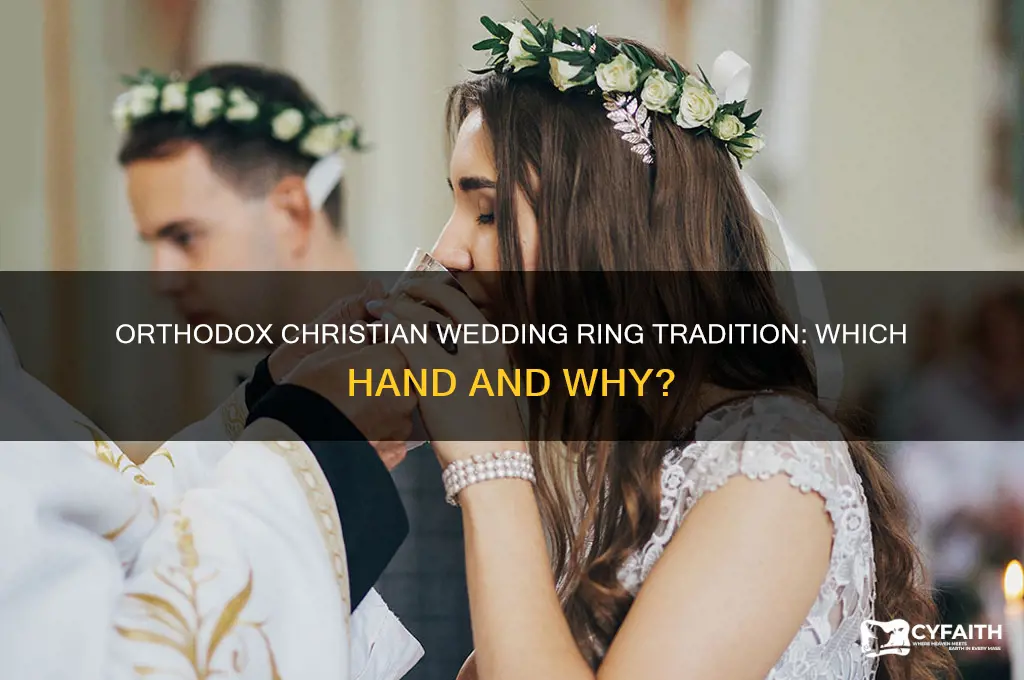 which hand do orthodox christians wear wedding ring on