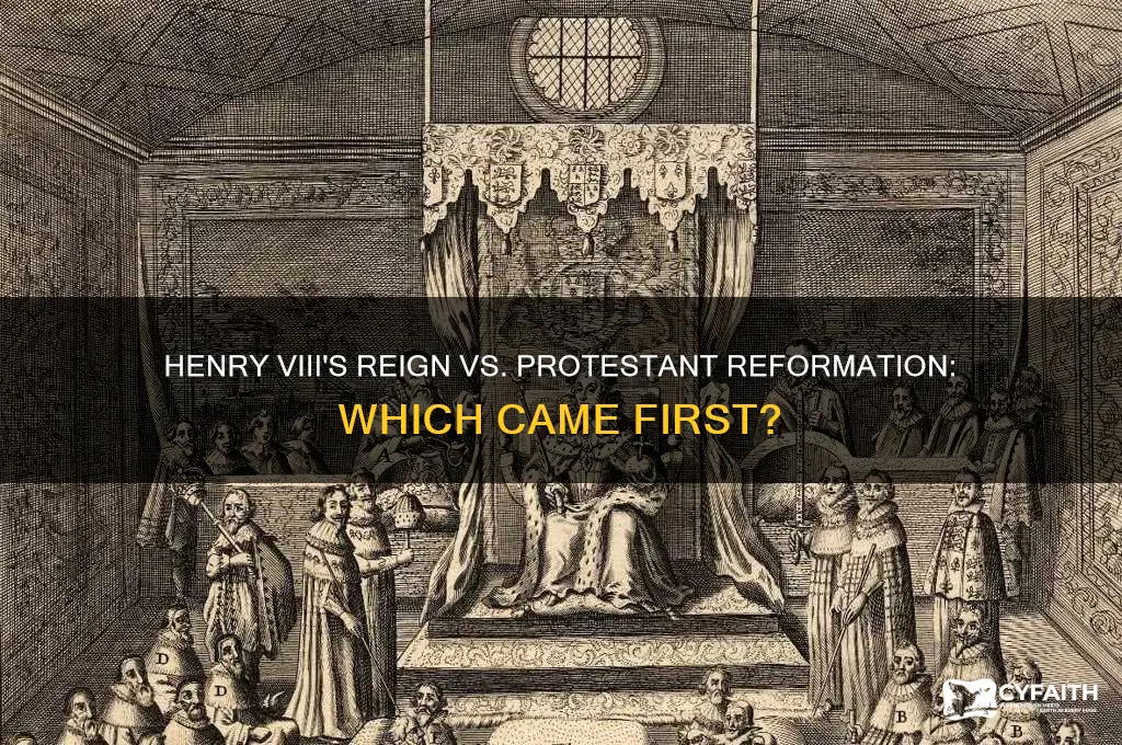 which happened first henry viii or protestant reformation