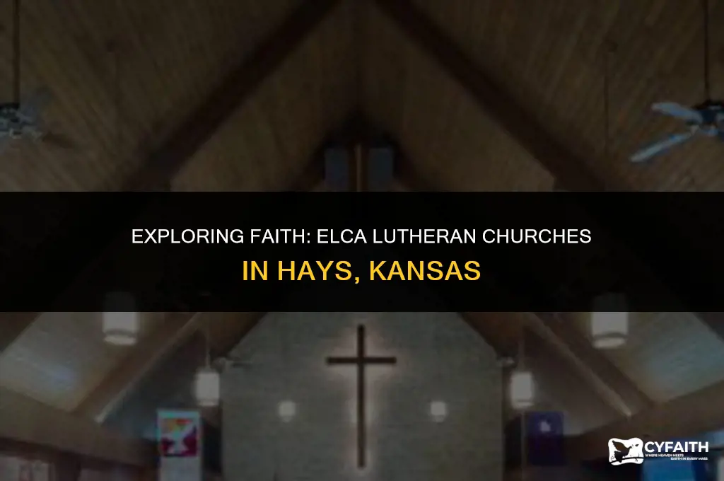 which hays ks lutheran church is elca
