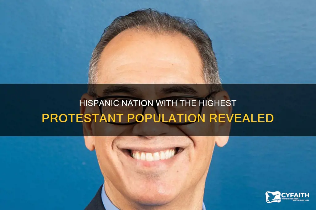 which hispanic country has the largest protestant population