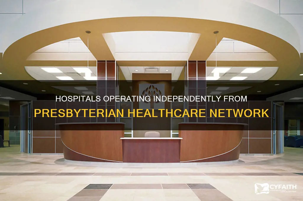 which hospital is non affiliated with presbyterian hospital