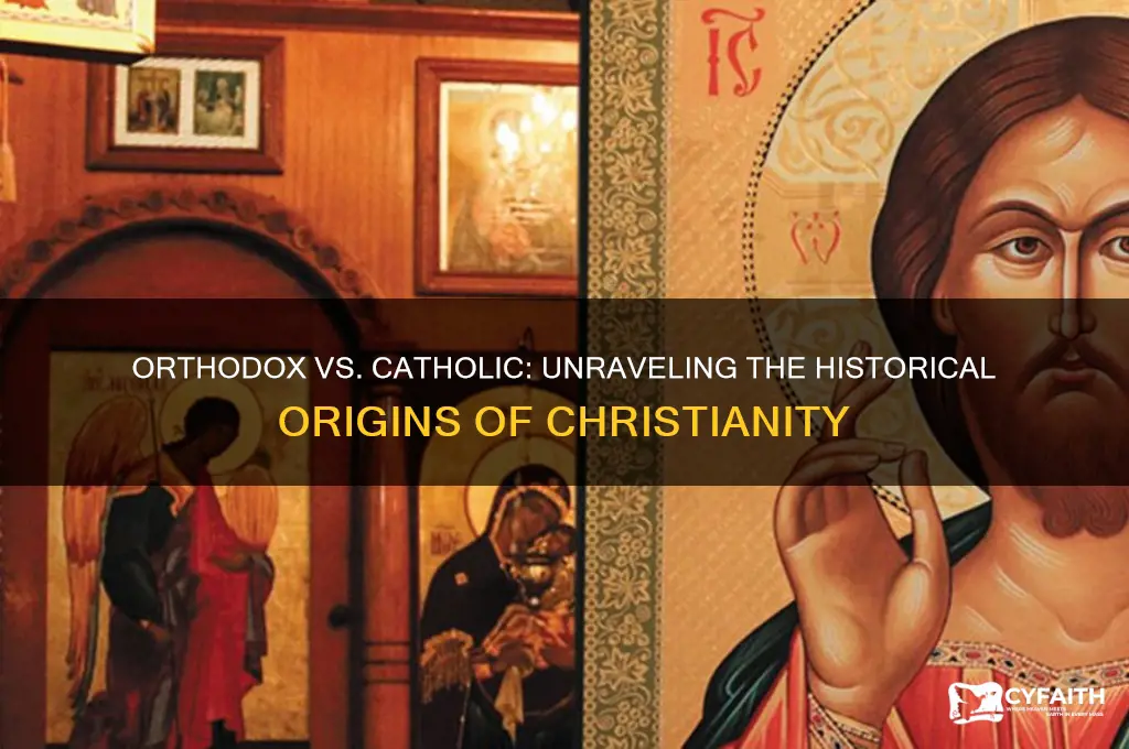 which is first orthodox or catholic