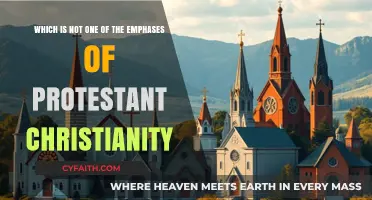 Protestant Christianity's Focus: What It Doesn't Emphasize