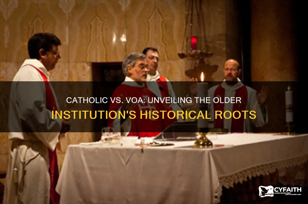 which is older catholic y ir voa