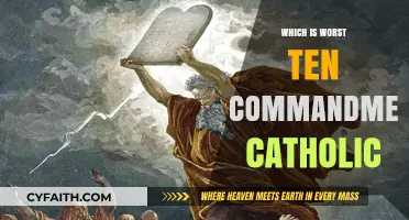 The Ten Commandments: Uncovering the Catholic Perspective on Moral Hierarchy