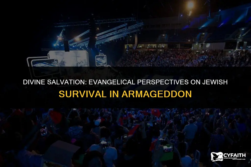 which jews do evangelicals say will be saved during armeggedon