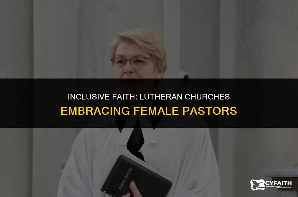 which lutheran church allow female pastors