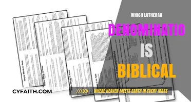 Exploring Biblical Foundations: A Guide to Lutheran Denominations