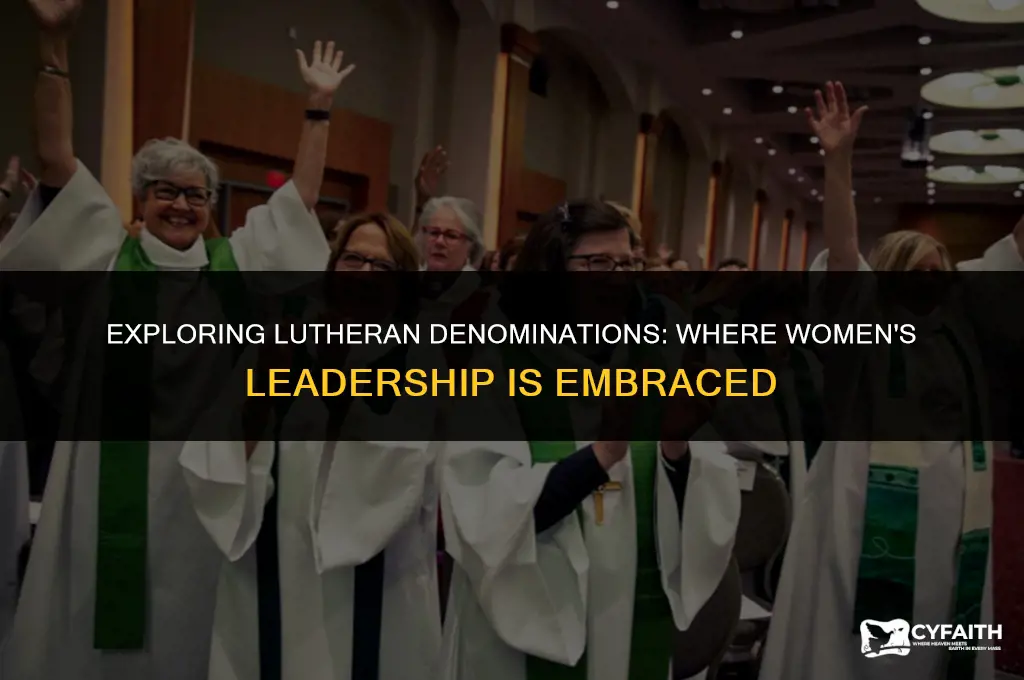 which lutheran sect allows women