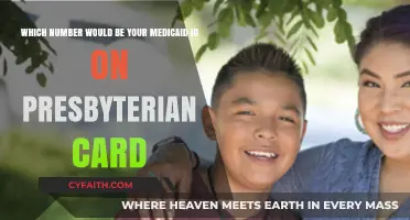 Locating Your Medicaid ID on a Presbyterian Health Plan Card