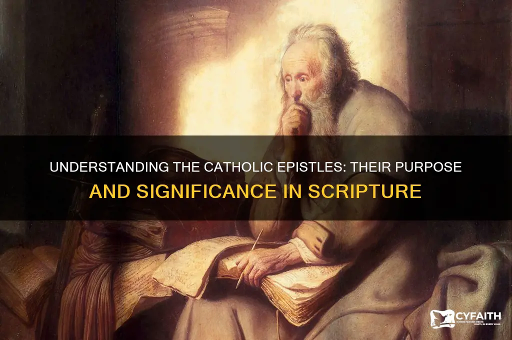 which of the epistles are called catholic epistles and why