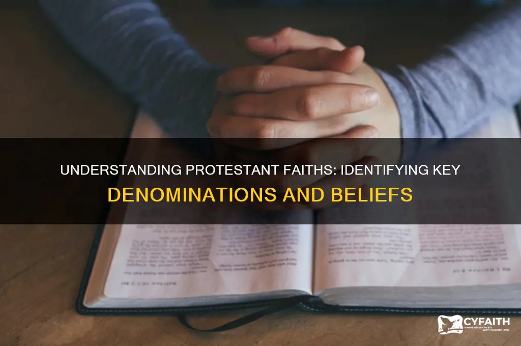 which of the following is a protestant faith