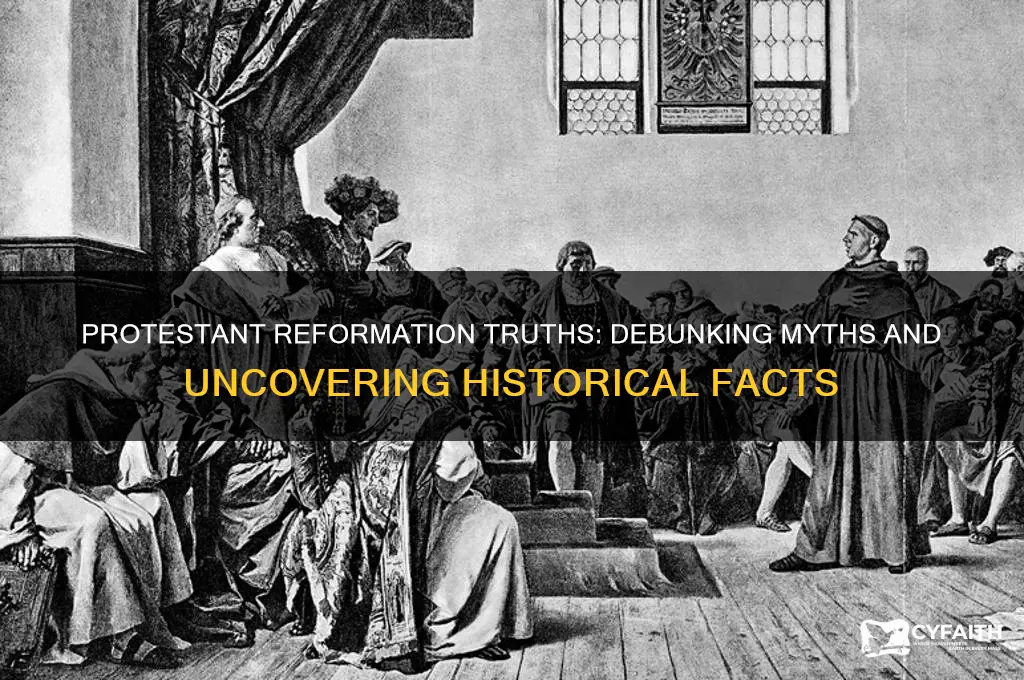 which of the following is true of the protestant reformation