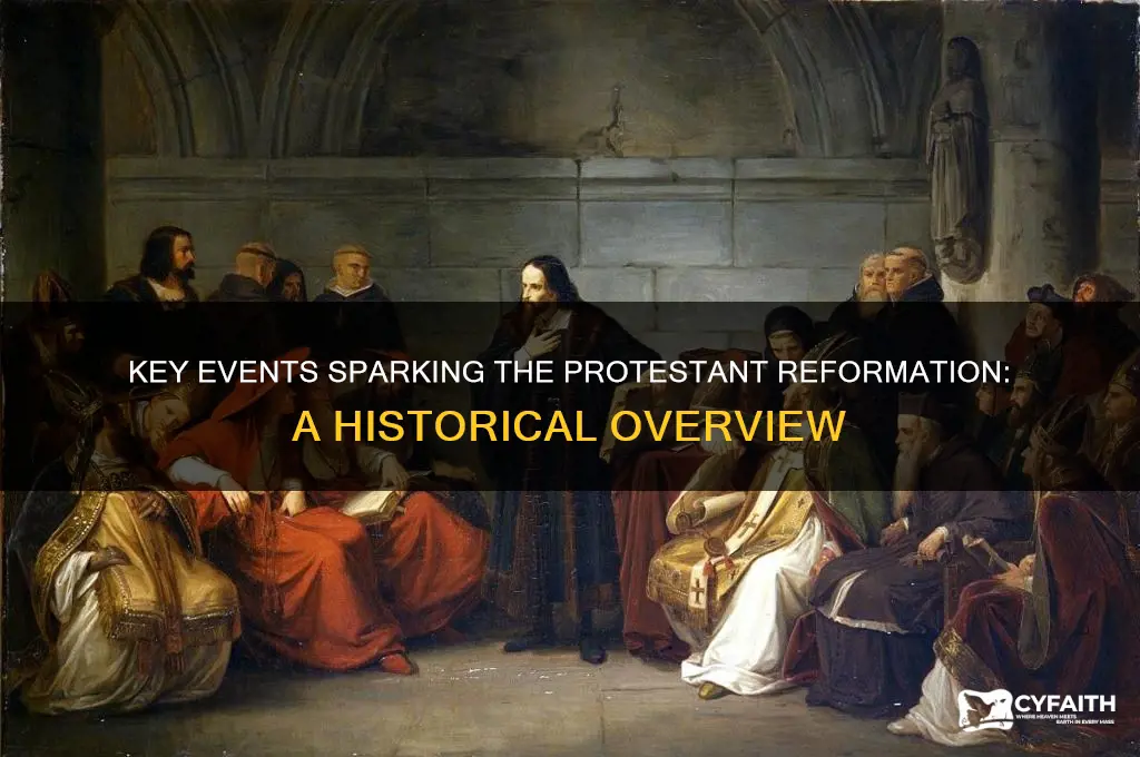 which of these events contributed to the protestant reformation