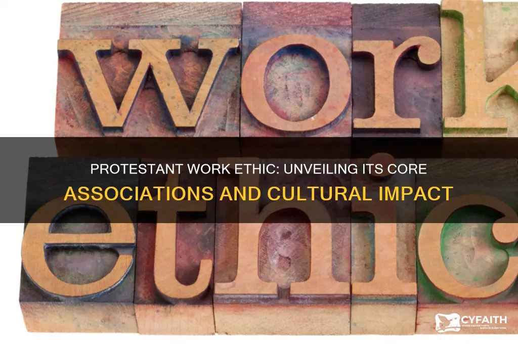 which of these is associated with the protestant work ethic