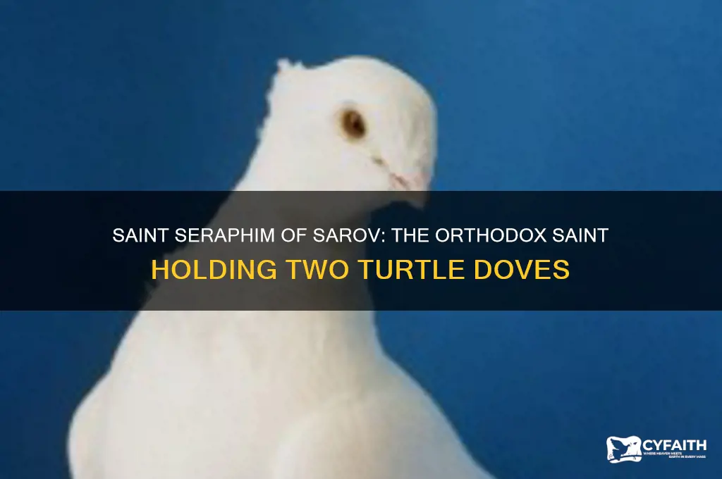 which orthodox saint holds two turtle doves