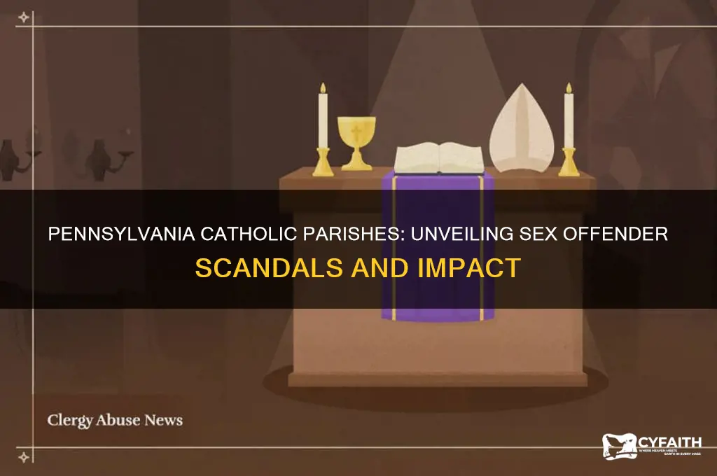 which pennsylvania catholic parishes had sex offenders