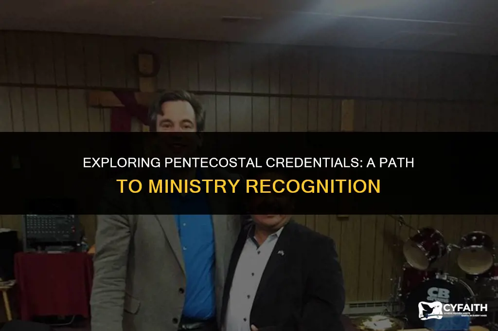 which pentecostal org easy to get credential