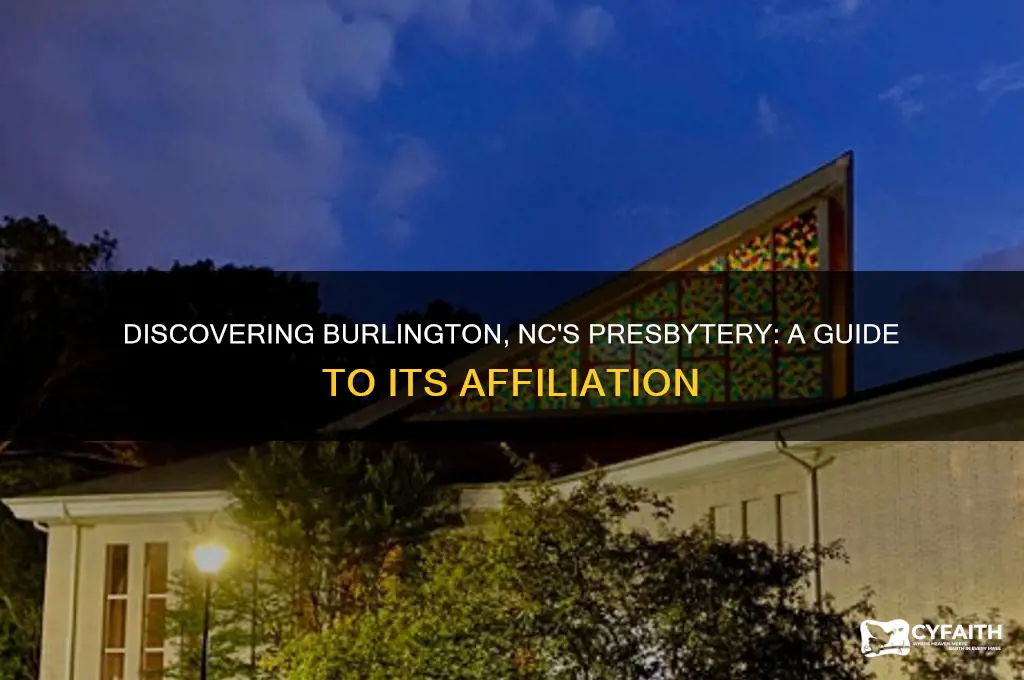 which presbytery is burlington nc
