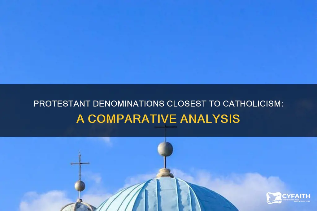 which protestant church is closest to catholic