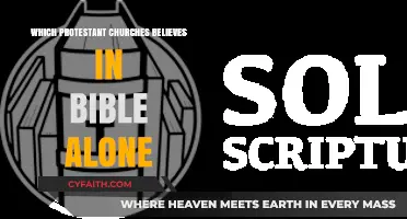 Bible Alone: Protestant Churches Embracing Sola Scriptura Doctrine