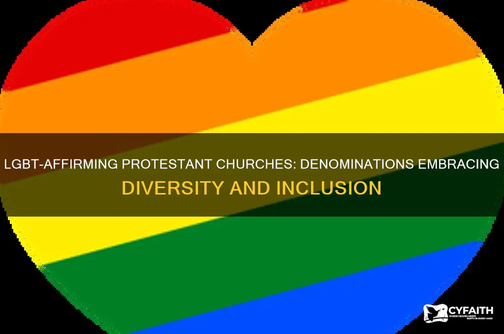 which protestant denominations accept lgbt people