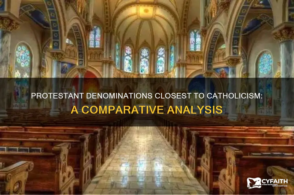 which protestant is most like cathlolicism