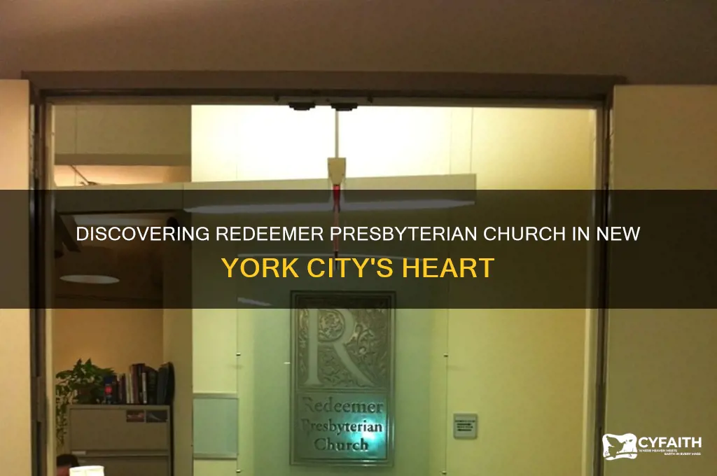 which redeemer presbyterian church new york city