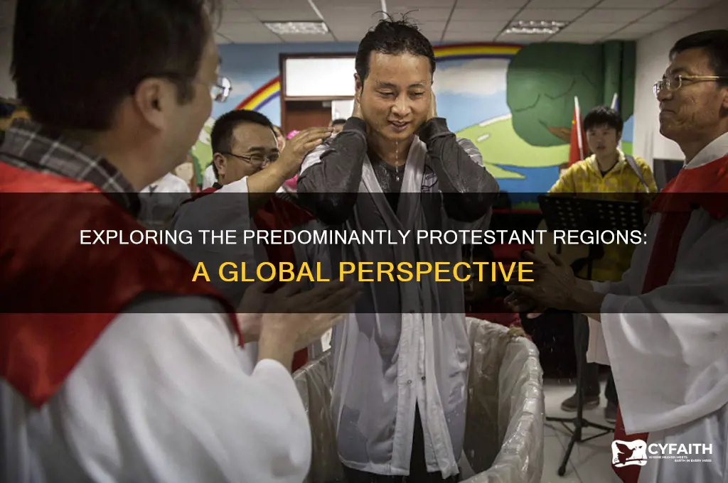 which region is predominantly protestant