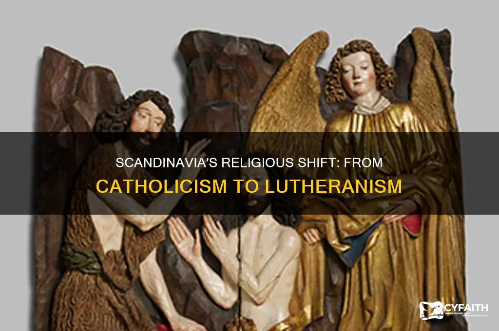which region switched from being catholic to lutheran