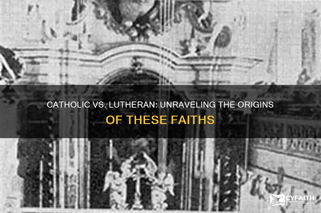 which religion came first catholic or lutheran
