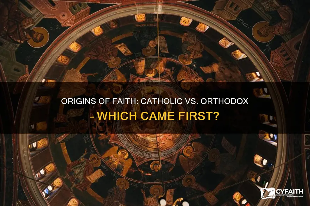 which religion came first catholic or orthodox