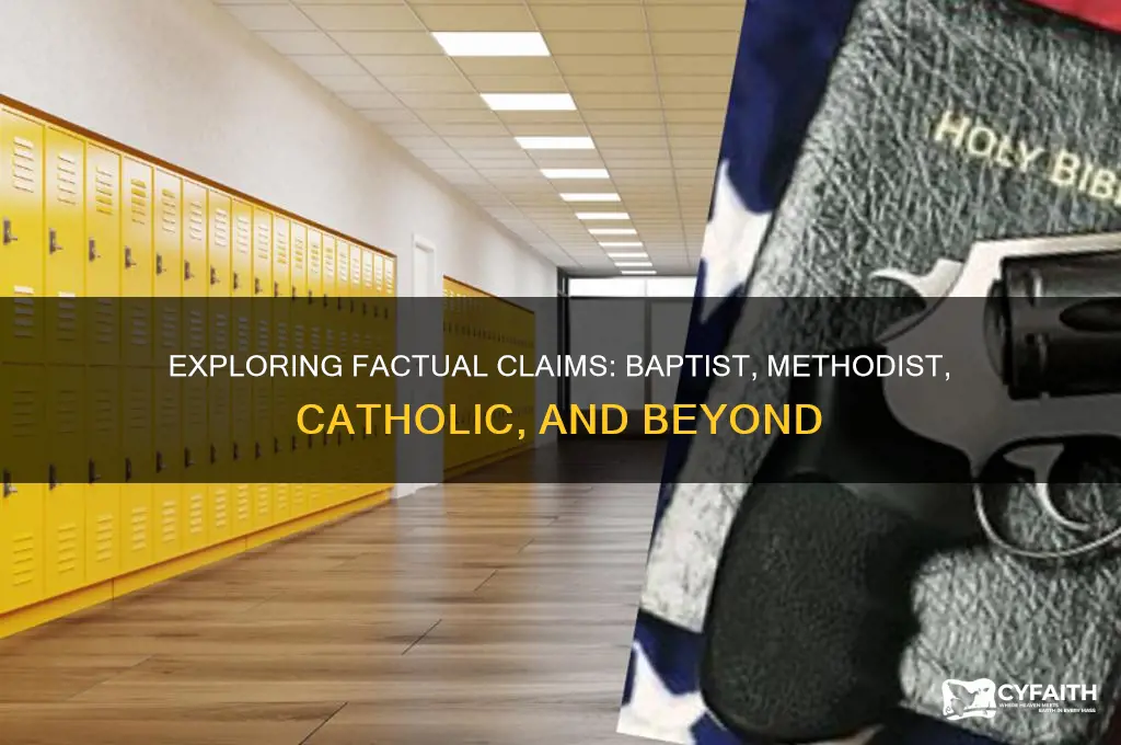 which religion is factual baptist methodist catholic etc