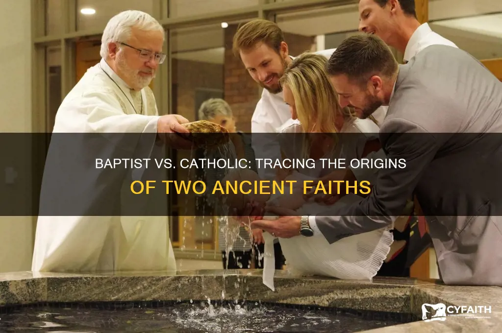 which religion is older baptist or catholic