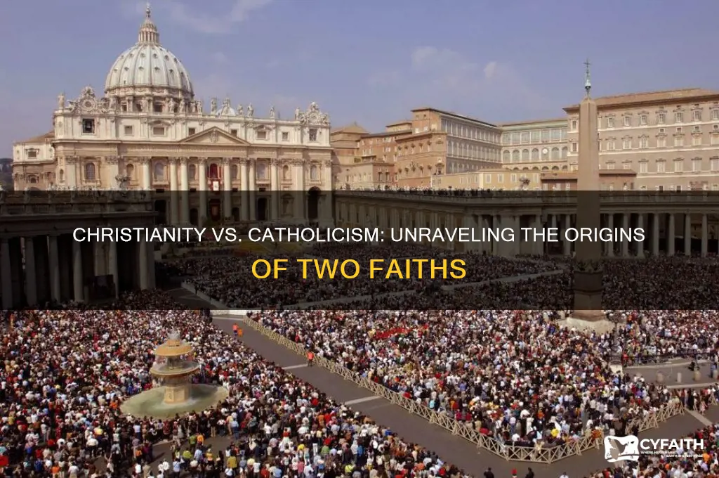 which religion is older christianity or catholic