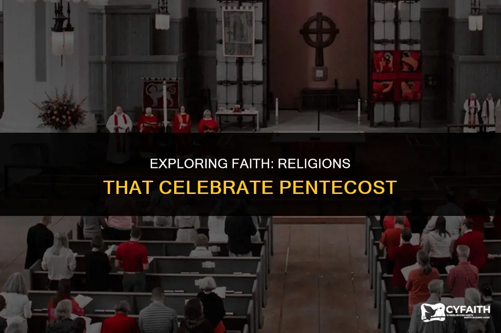 which religions celebrate pentecost