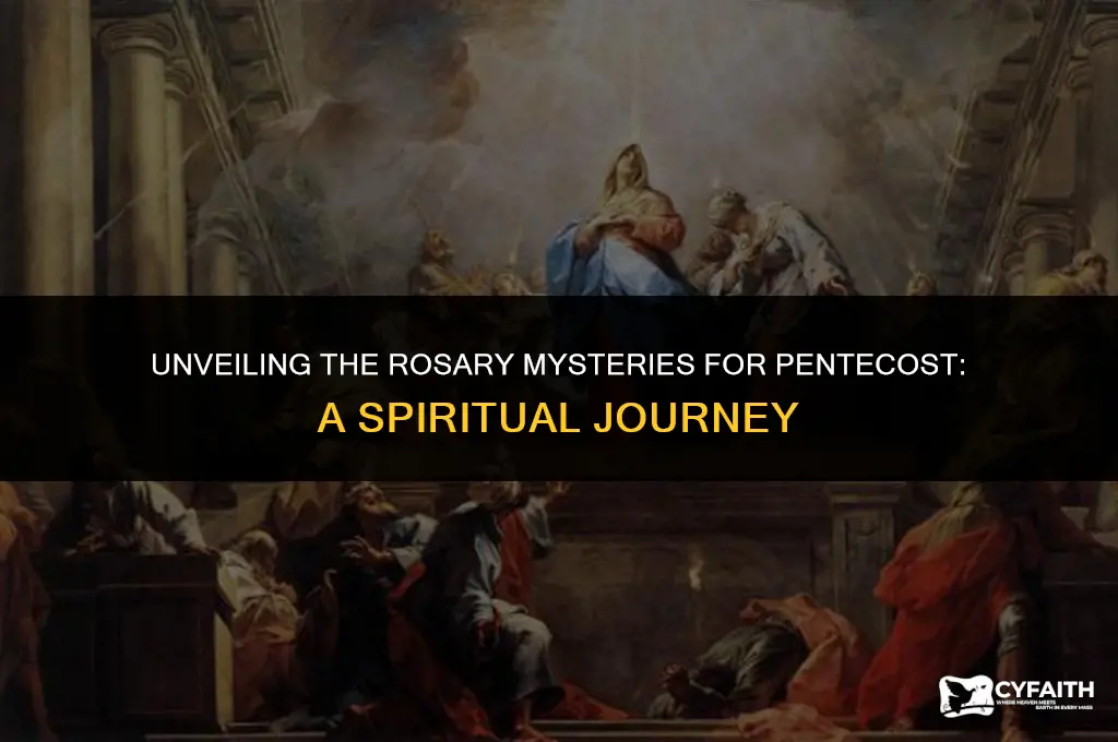 which rosary mysteries for pentecost