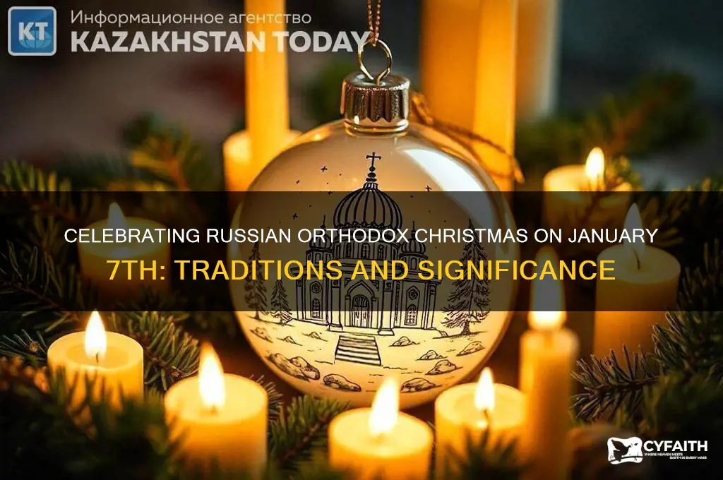 which russian orthodox holiday is celebrated january 7th