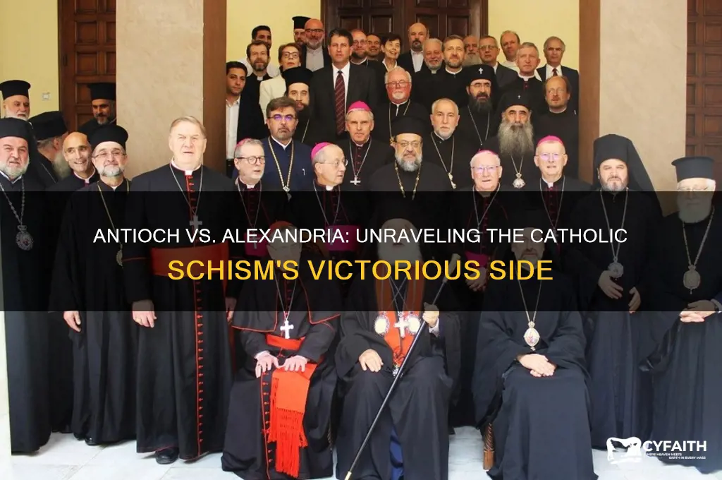 which side won antioch or alexandria catholic