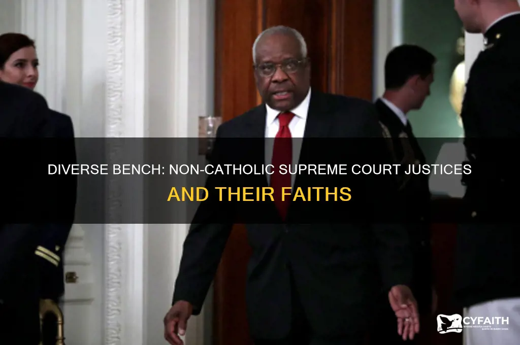 which supreme court justices are not catholic