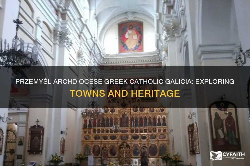 which towns are in przemysl archdiocese greek catholic galicia